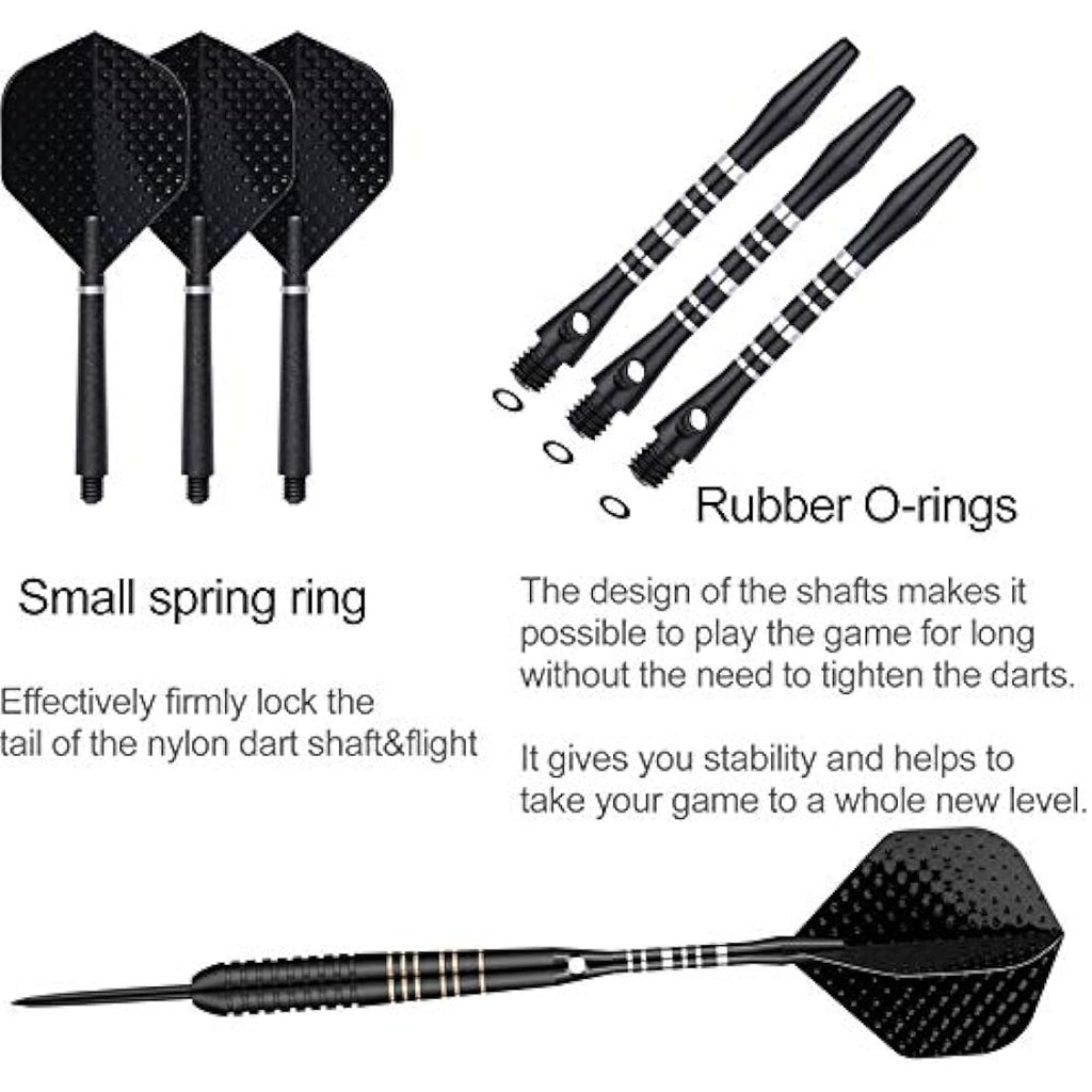 Sanfeng Steel Tip Darts Set – Professional Brass Barrels with Accessories
