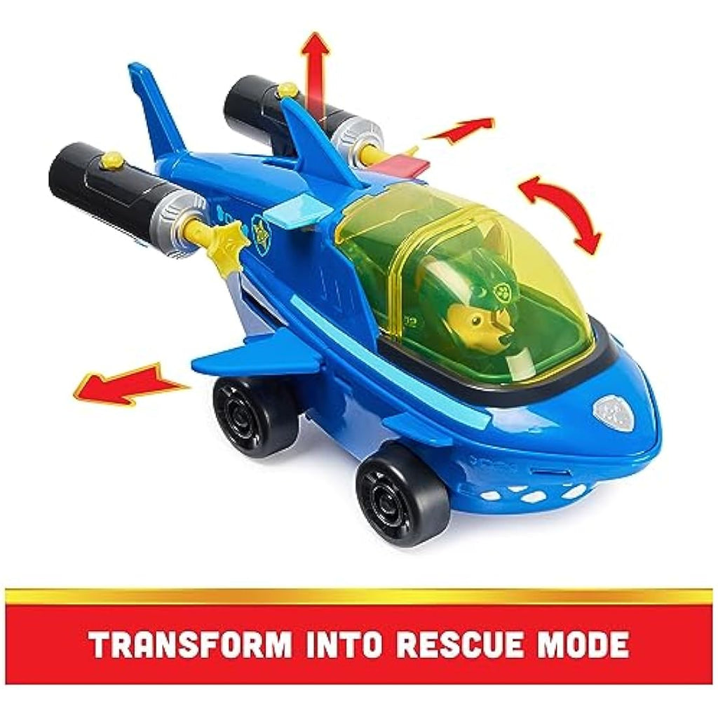 PAW Patrol Aqua Pups Chase Transforming Shark Vehicle Action Figure