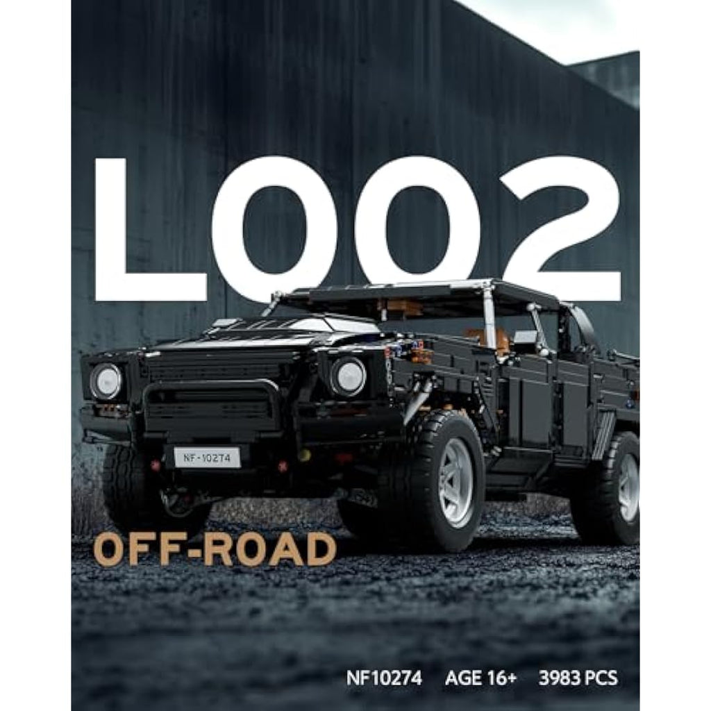 Nifeliz L002 Off-Road Truck Model Car Building Set - 1:8 Scale, 3983 Pcs