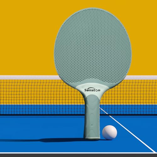 Senston Table Tennis Racket Set – 4 Professional Ping Pong Paddles & 6 Balls