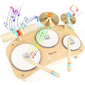 Vanplay Wooden Kids Drum Kit | Montessori Musical Toys for Toddlers