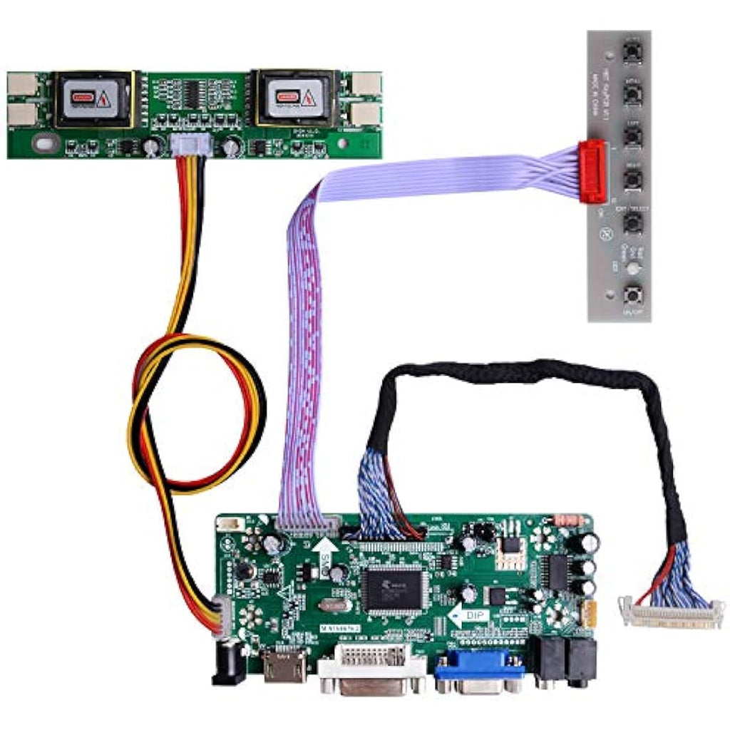Owootecc HDMI VGA DVI LCD Controller Board for Arcade1Up 17-19" Monitors