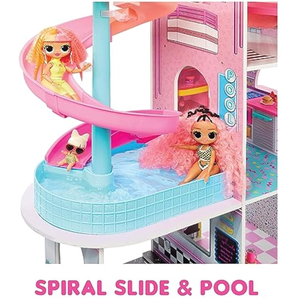 L.O.L. Surprise OMG Fashion House – Real Wood Dollhouse with 85+ Surprises