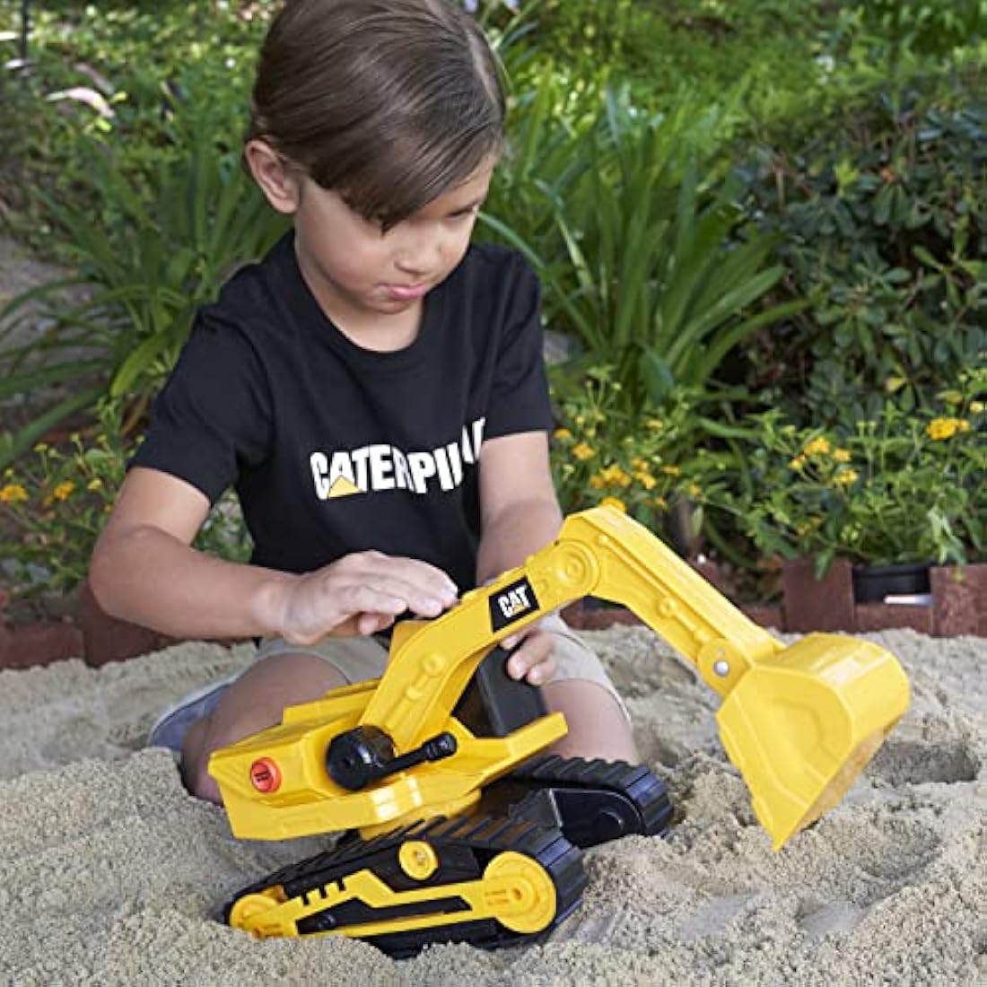 CAT Power Haulers Excavator – Yellow Construction Toy with Lights & Sounds