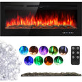 Jolof Store Electric Fireplace – Wall Mounted Recessed LED Heater