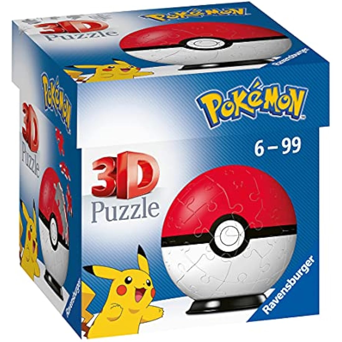 Ravensburger Pokemon Poké Ball 3D Jigsaw Puzzle - 54 Pieces for Kids