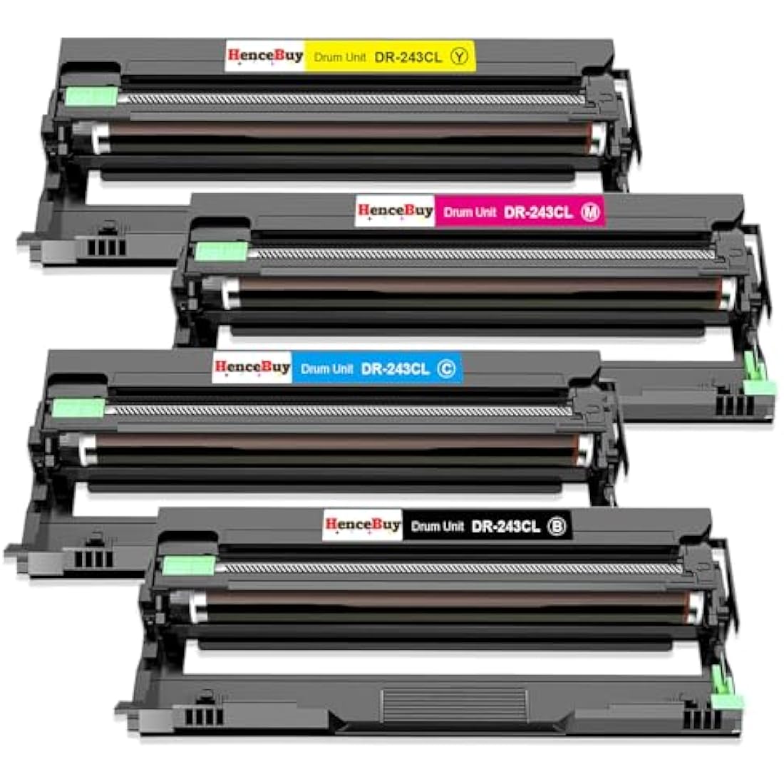 HenceBuy DR-243CL Drum Unit 4-Pack for Brother DCP-L3550CDW HL-L3230CDW