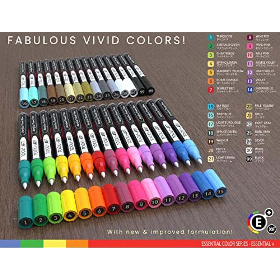 Jolof Store Acrylic Paint Pens – Extra Fine 0.7mm Markers for Rock Painting