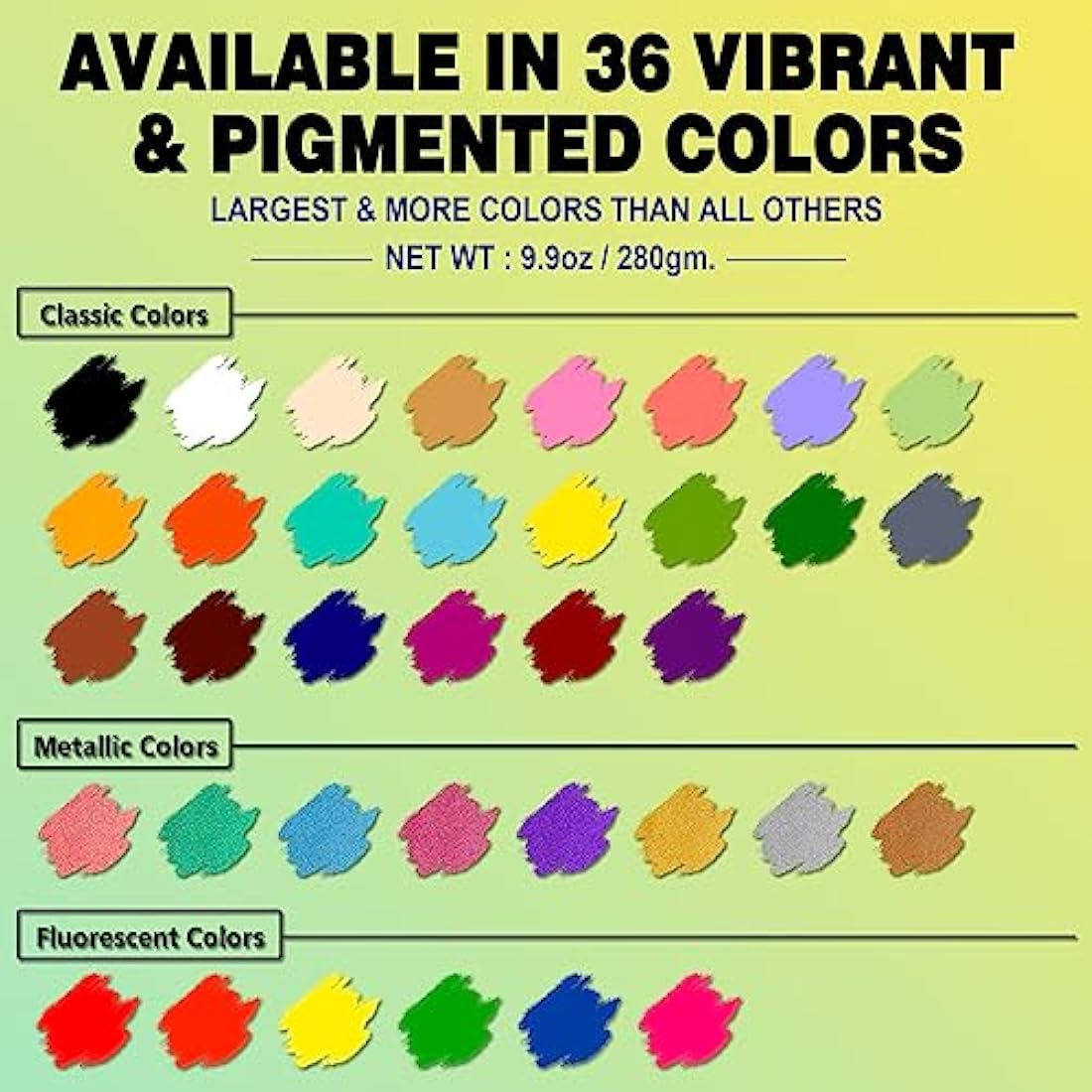 CCbeauty Professional Face Paint Kit | 36 Color Oil-Based SFX Body Palette