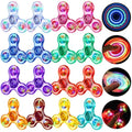 Gigilli LED Light Up Fidget Spinners – 16 Pack Glow in the Dark Party Favors