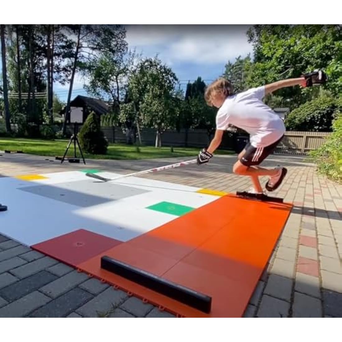 Jolof Store My Slide Board Lit – Adjustable Hockey Training Slide Board
