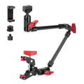 JEBUTU 22" Magic Arm Camera Desk Mount – Articulating Overhead Boom Arm