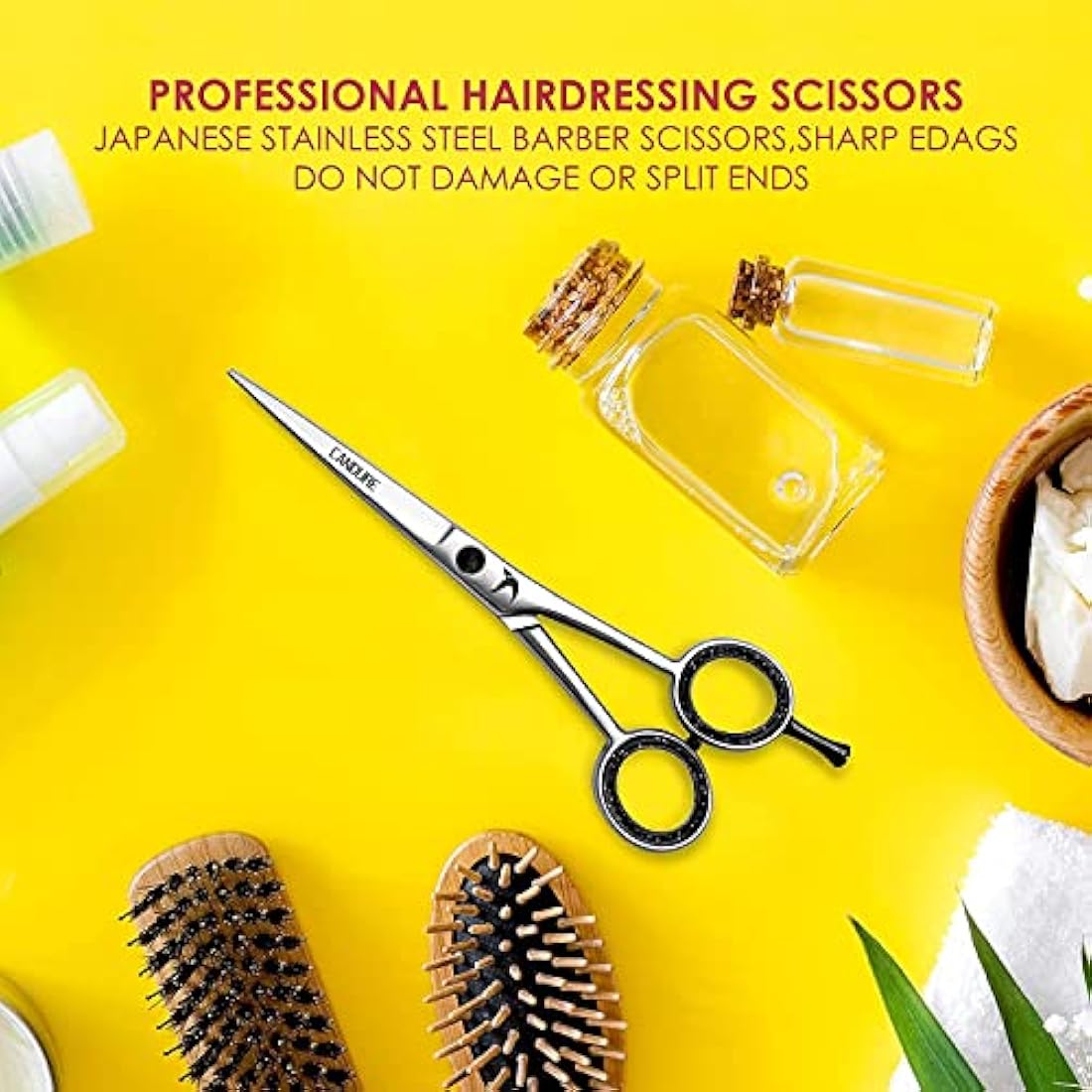 CANDURE Professional Hair Cutting Scissors – Stainless Steel Barber Shears