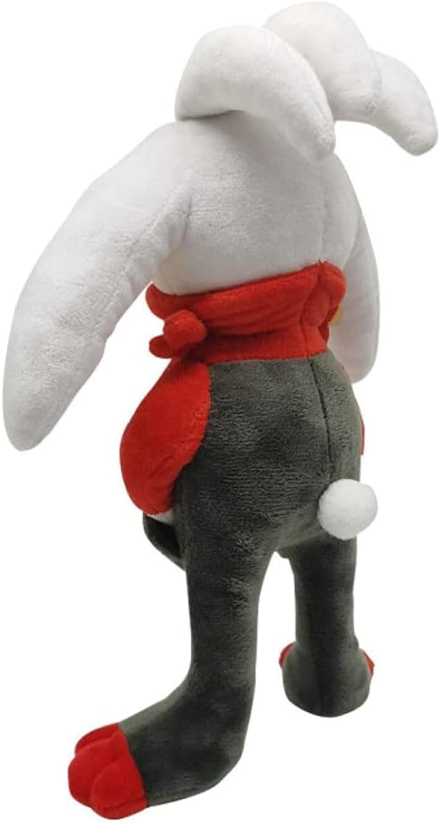 Pokémon Raboot Plush – 12-Inch Soft Stuffed Animal Toy by Jazwares