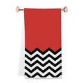 Twin Peaks Red Room Waffle Weave Kitchen Towel – 16x24