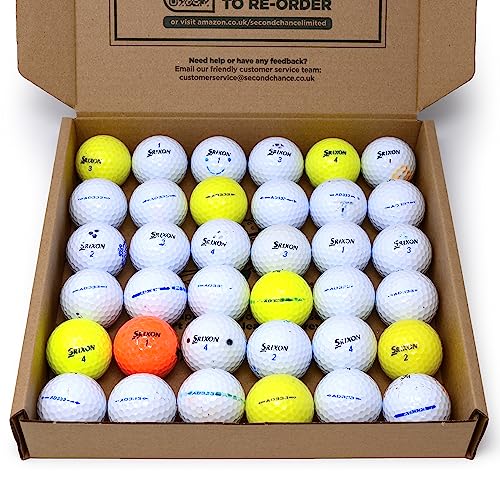 Srixon AD333 Grade B Lake Golf Balls – 36 Pack Used Practice Balls