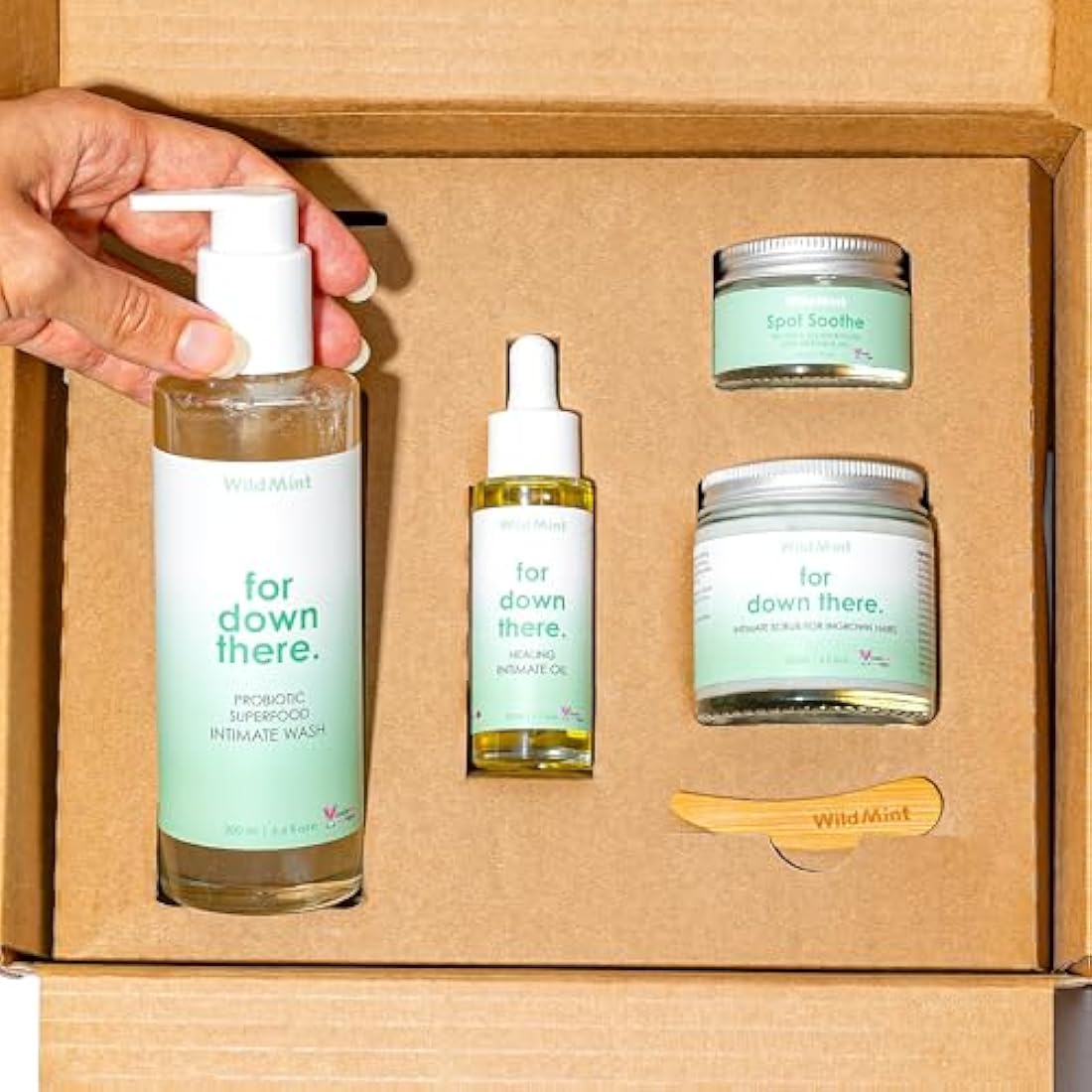 Jolof Store Superfood Intimate Care Kit - 4-Step Ingrown Hair Routine