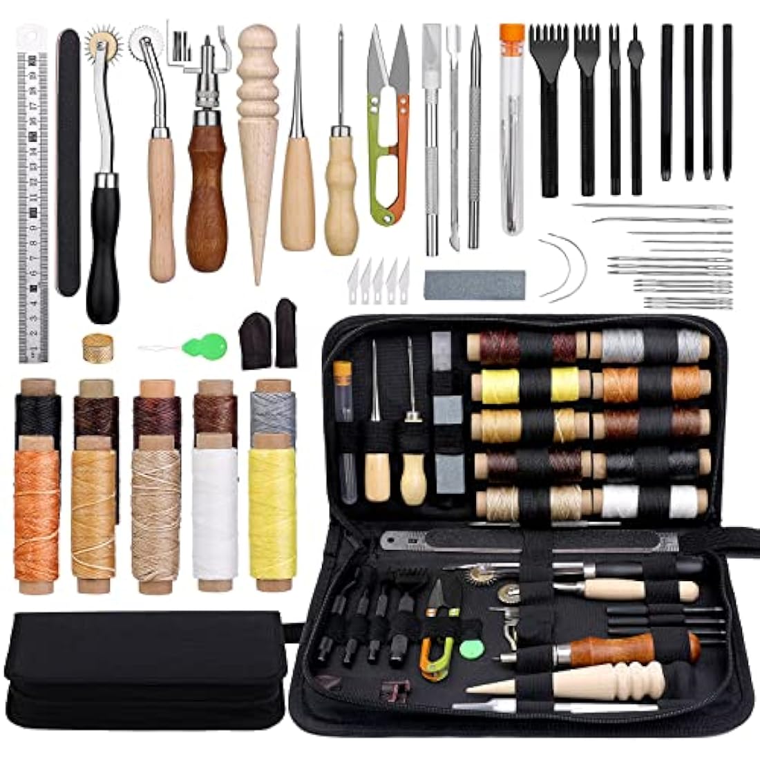Jolof Store Leather Craft Kit – Professional Stitching and Sewing Tools