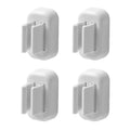 Jolof Store 4PCS Wall Mounted Toothbrush Holder – Adhesive Bathroom Organizer