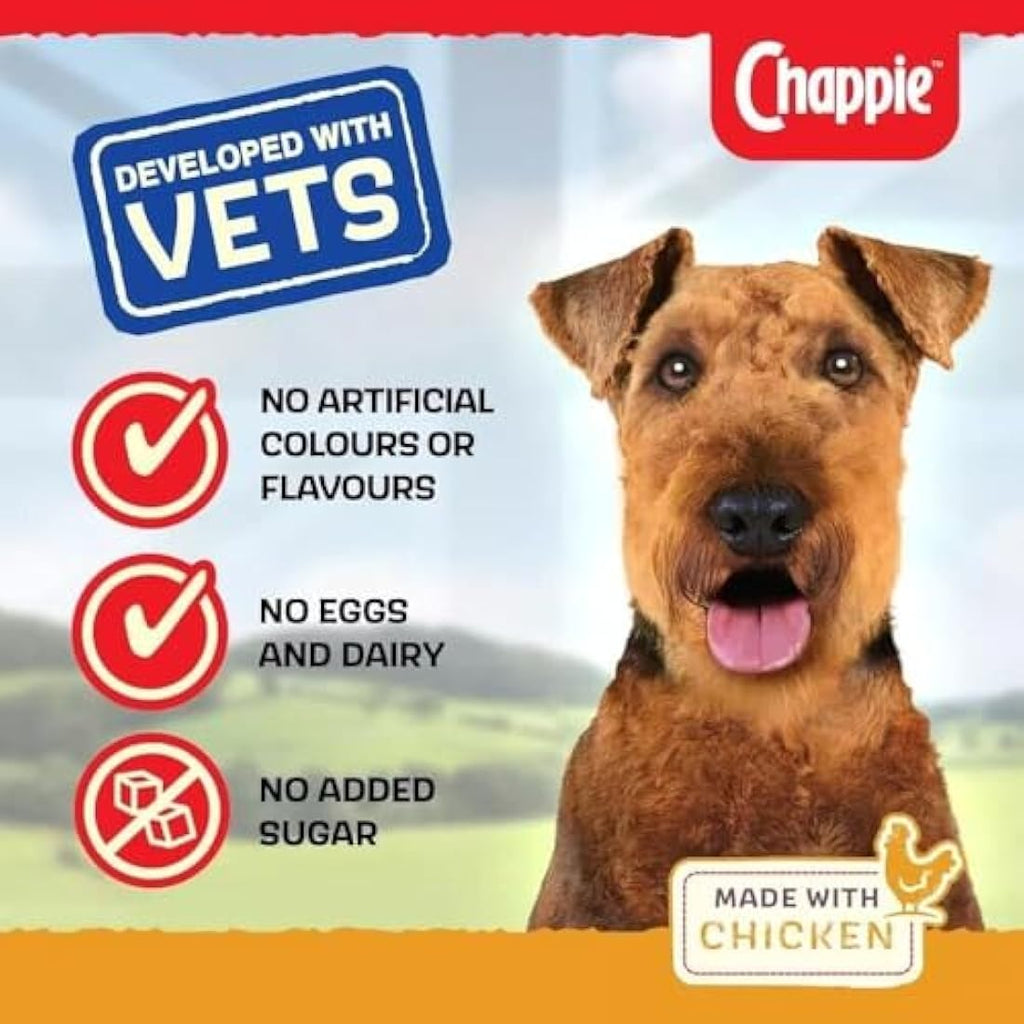 Chappie Complete Original Dog Food - Low Fat Wholegrain Kibble - 15 kg