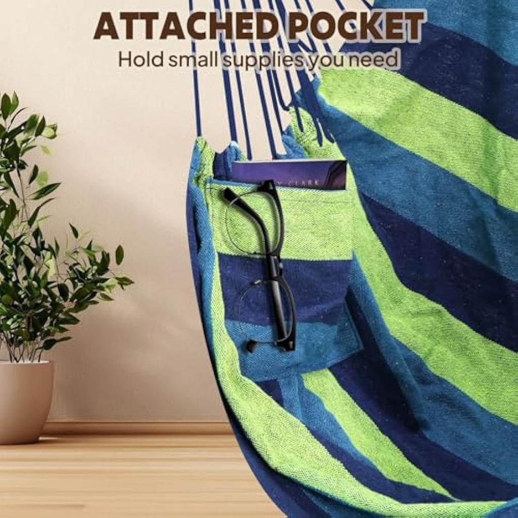 Hammock Chair – Portable Hanging Swing with Spreader Bar