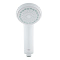 Mira Response Adjustable Shower Head | 4 Spray Modes | Grey and White