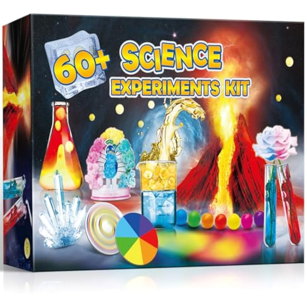 UNGLINGA 60+ Science Experiments Kit | STEM Chemistry & Volcano Set