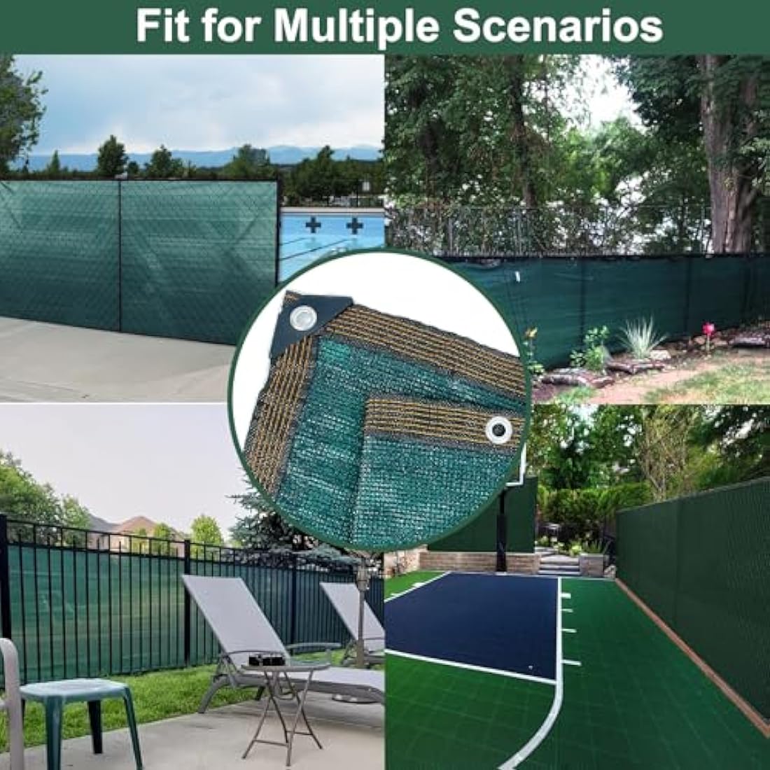 BeGrit Garden Privacy Screen – 2m x 5m UV Resistant HDPE Fence Mesh