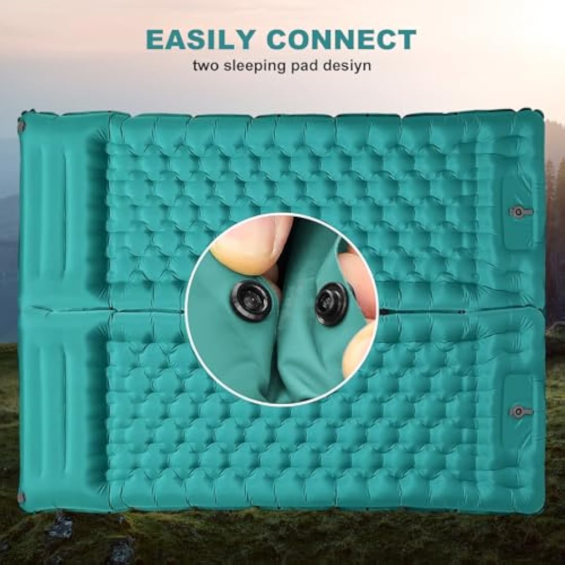 Camping Sleeping Pad | 12cm Thick Inflatable Air Mat