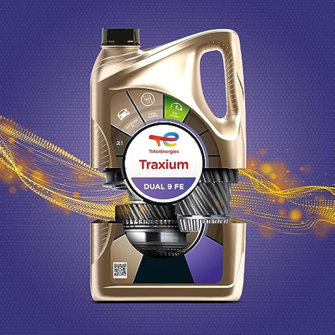TotalEnergies Traxium Dual 9 FE 75W90 Synthetic Transmission Oil - 1L