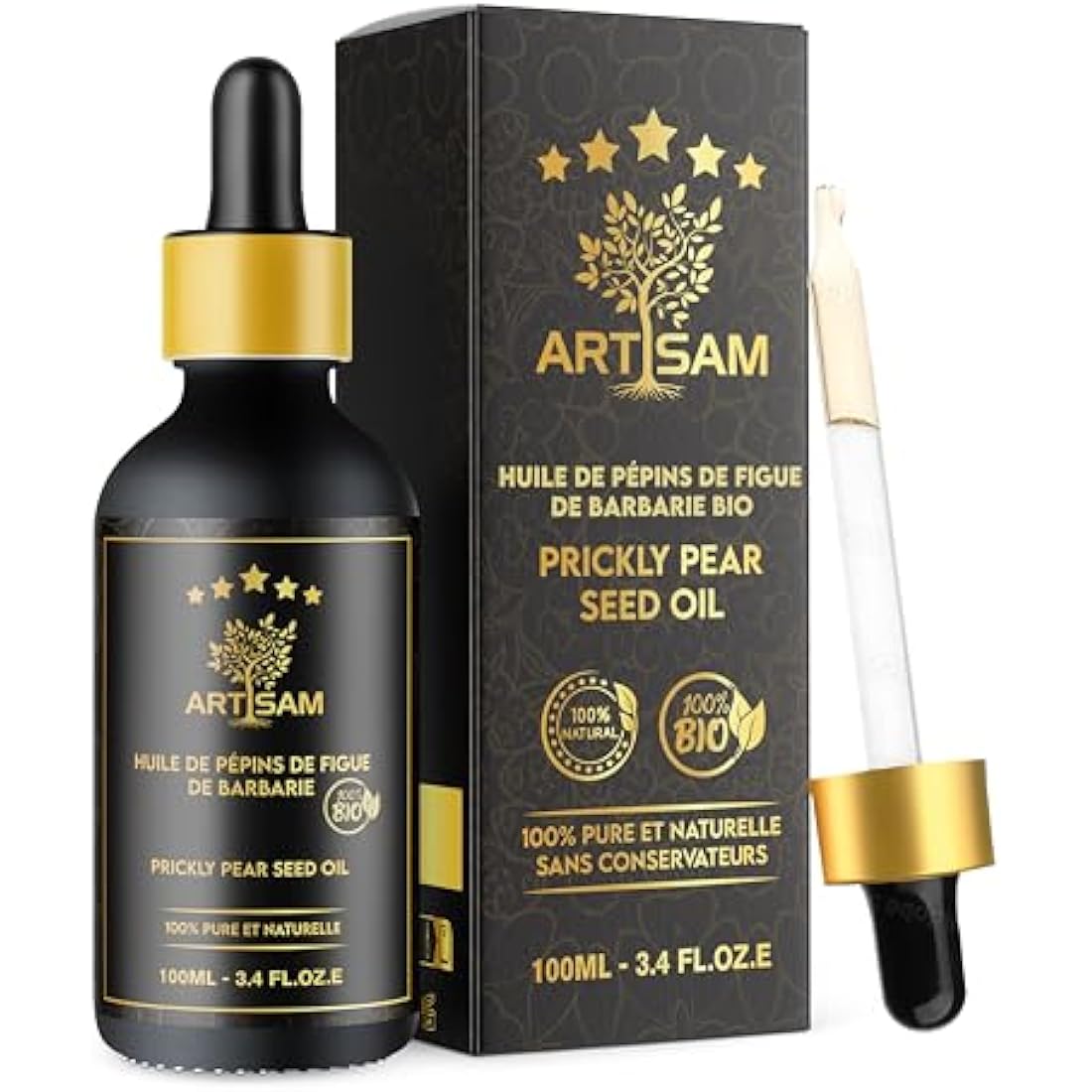 Organic Prickly Pear Seed Oil – Pure Anti-Aging Serum (100ml)