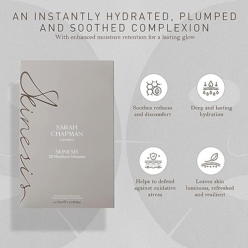 Sarah Chapman Skinesis 3D Moisture Infusion Hyaluronic Mask - 4 Pack