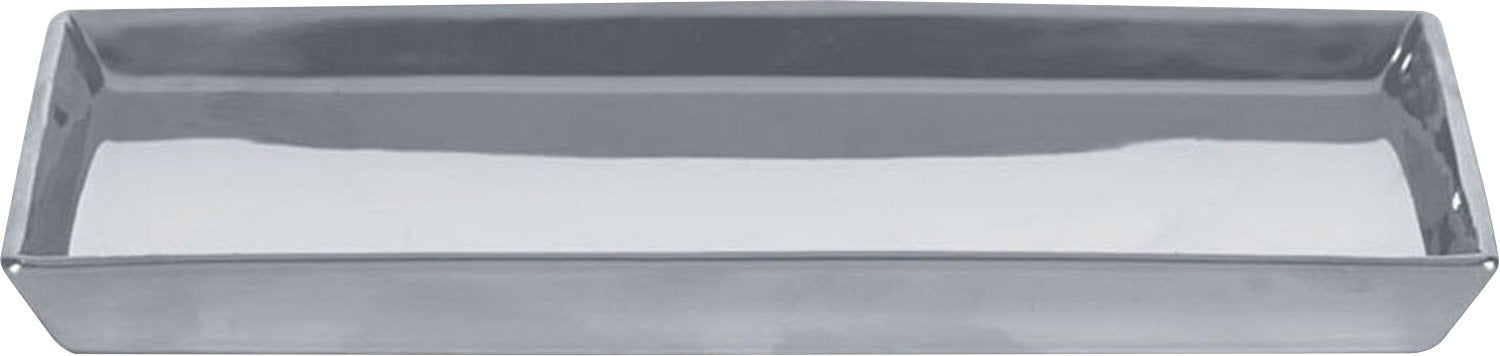 Kleine Wolke Glamour Silver Porcelain Soap Dispenser – 450ml Square