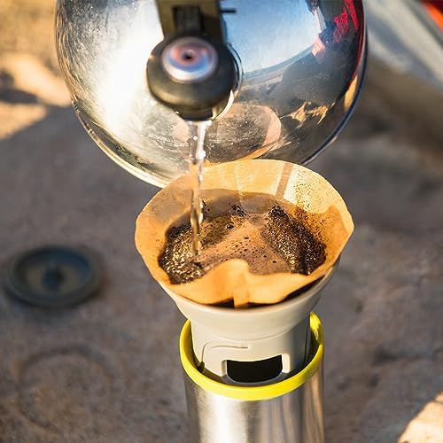 WACACO Cuppamoka Portable Pour Over Coffee Maker | 10oz Insulated Mug