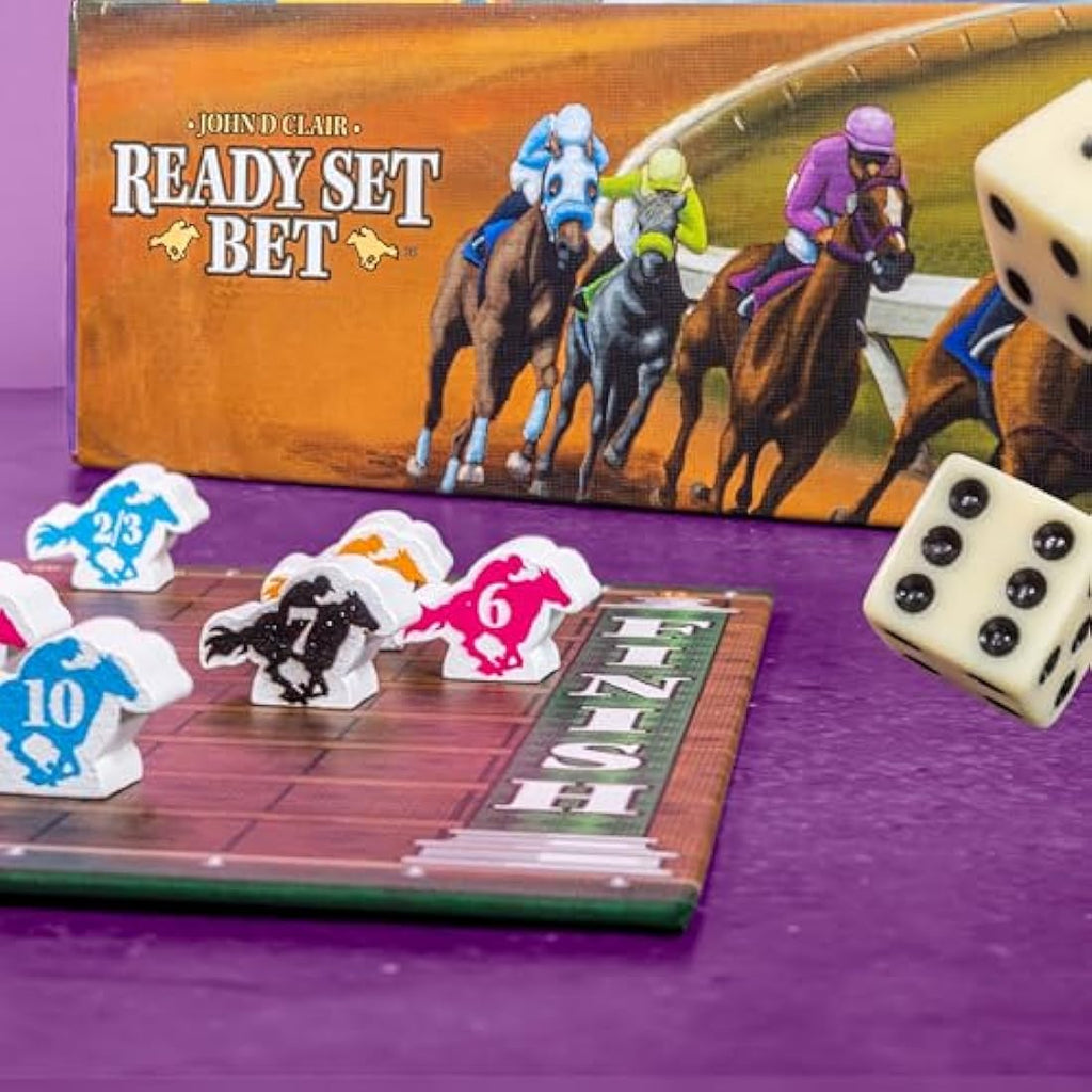 Alderac Ready Set Bet Board Game – Horse Racing Party Game for 2-9 Players