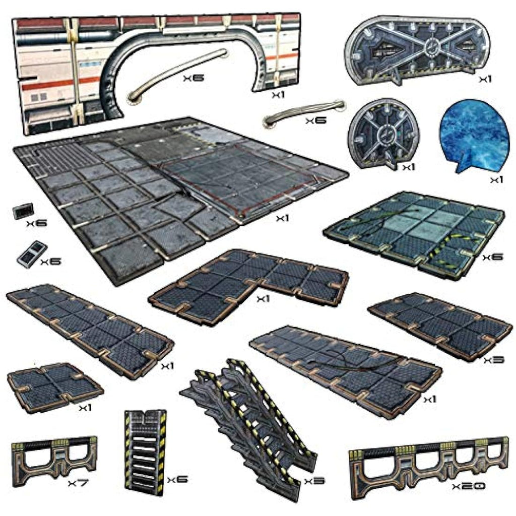 Battle Systems Galactic Core Sci-Fi Terrain – 28mm Modular 3D Wargaming Set
