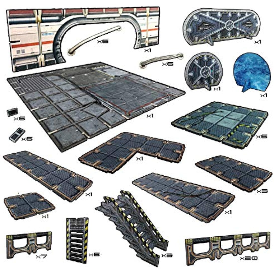 Battle Systems Galactic Core Sci-Fi Terrain – 28mm Modular 3D Wargaming Set