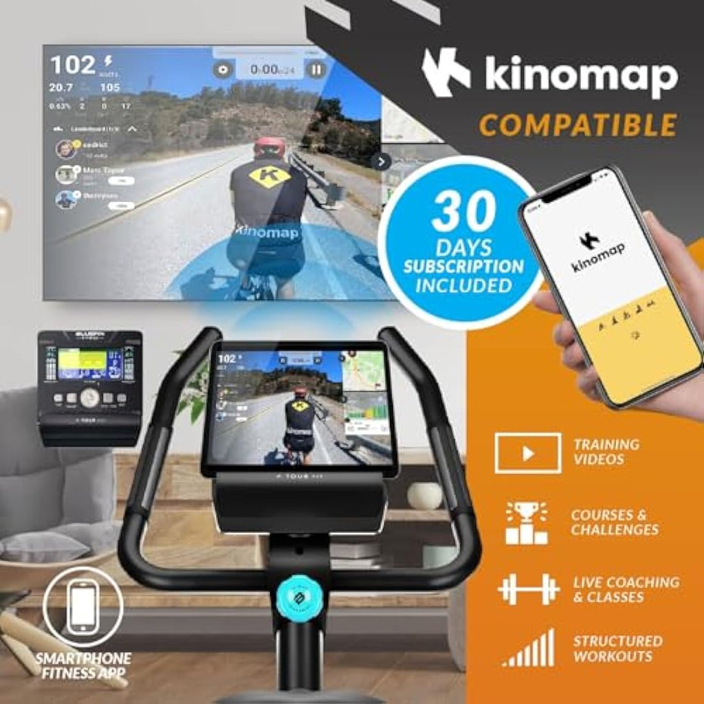 Bluefin Fitness Tour FIT Exercise Bike | Magnetic Resistance | Kinomap