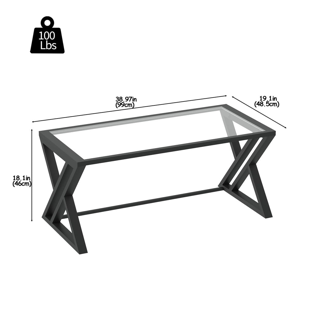 Coffee Table, Living Room Table, Center Tea Table, Glass Coffee Table - image 2