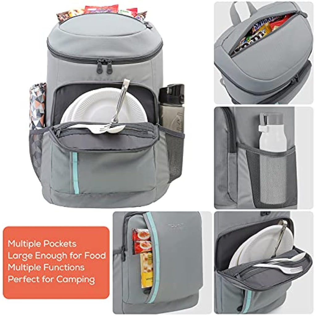 TOURIT 30-Can Insulated Cooler Backpack – Leak-Proof Lightweight Bag