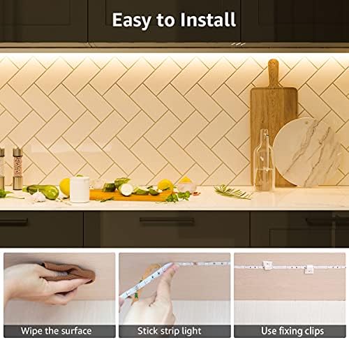 Jolof Store Warm White LED Strip Light – 5M Dimmable 3000K Tape Lights