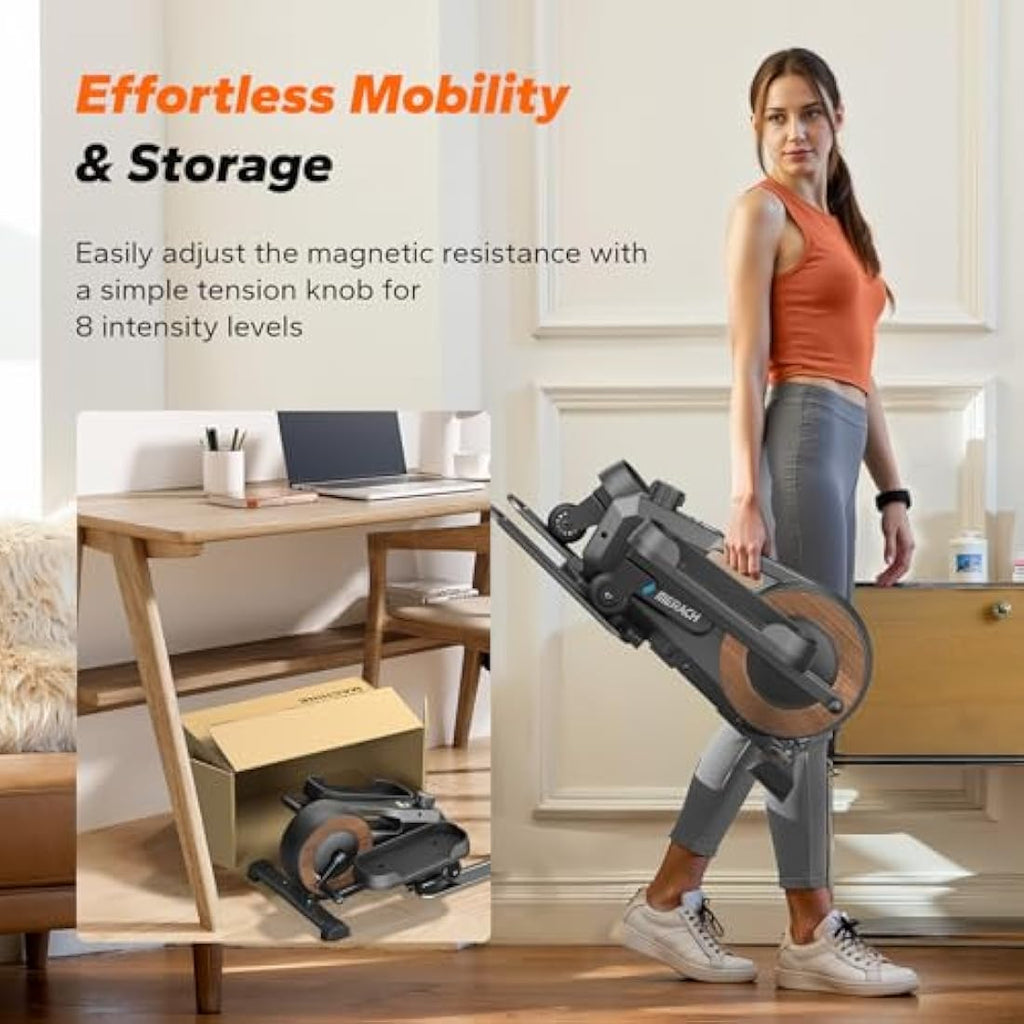 MERACH Under Desk Elliptical - Electric Seated Pedal Exerciser for Seniors