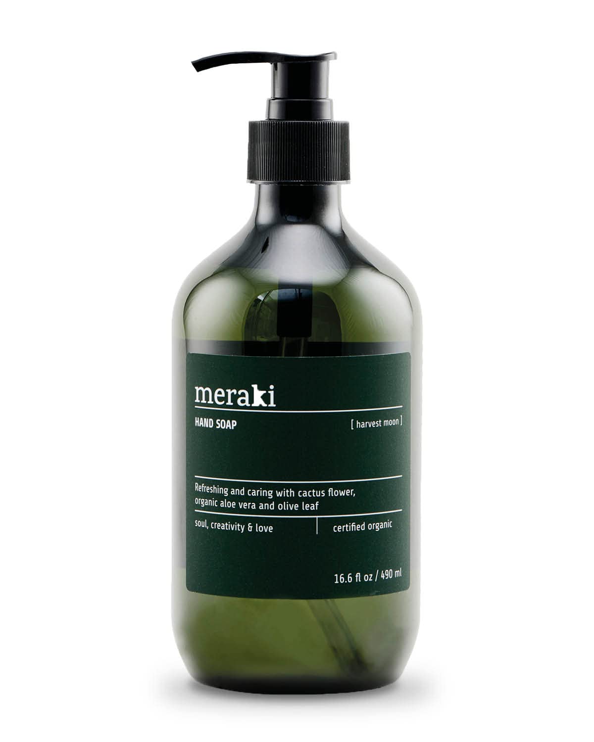 Meraki Men's Hand Soap – Cactus Flower & Aloe Vera Skincare | 490ml