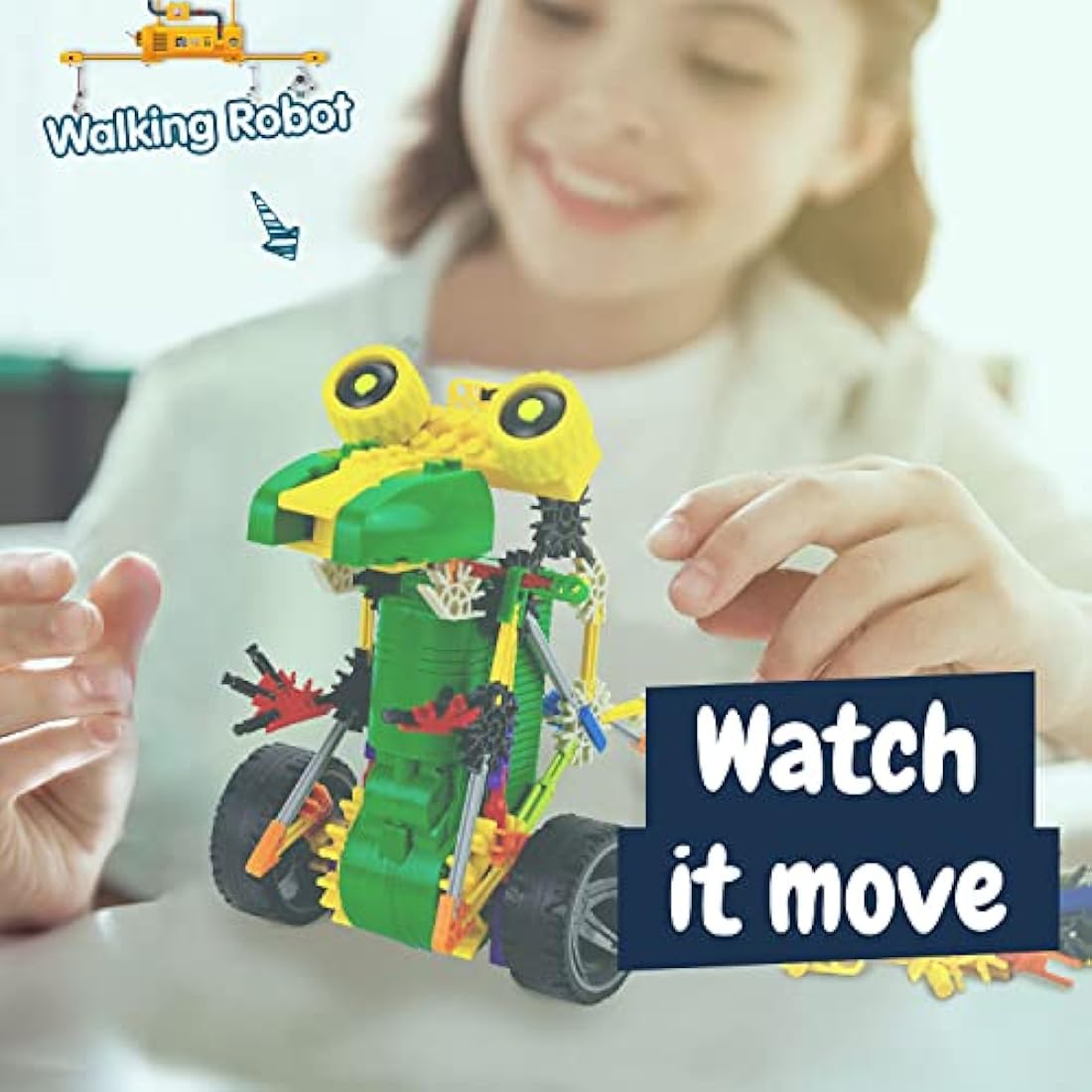 Science4you Rexbot Robotics Kit – 106-Piece STEM Robot Building Toy