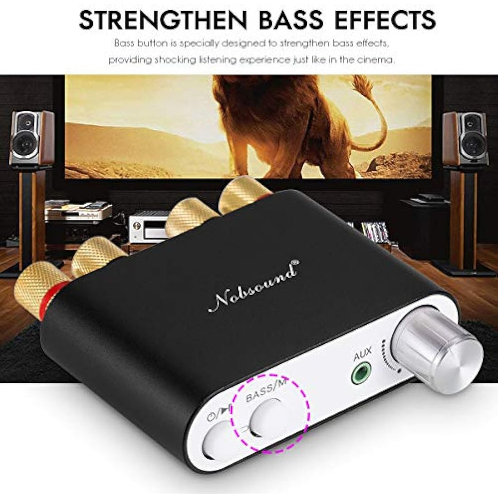 Nobsound NS-10G Bluetooth 5.0 Mini HiFi Stereo Power Amplifier | 100W