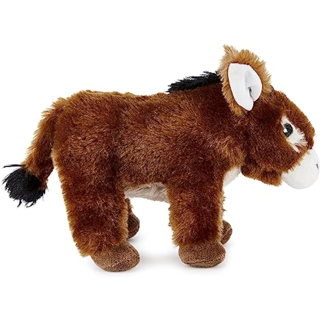 Zappi Co Recycled Plush Donkey Toy | 21cm Eco-Friendly Stuffed Animal