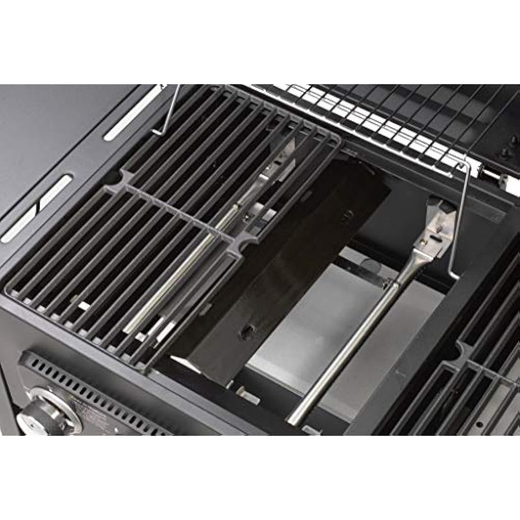 CosmoGrill Hybrid 4 Burner Dual Fuel BBQ | Gas Grill & Charcoal Smoker