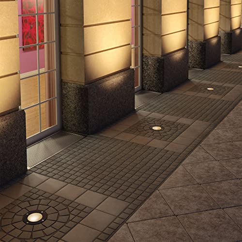 BOFU IP67 Outdoor Recessed Floor Light – Black Stainless Steel