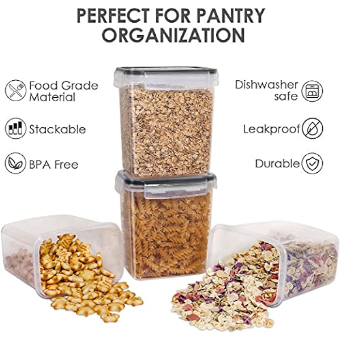 Vtopmart 24-Piece Airtight Food Storage Containers | BPA-Free Plastic