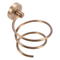 Jolof Store Antique Brass Hair Dryer Holder - Wall Mount Bathroom Shelf